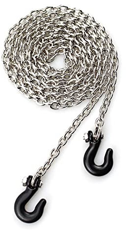 Rc Car Metal Tow Hook Chain Decoration For 1:10 Rc Rock Crawler Traxxas Trx-4 Axial Scx10 90046 Wraith D90 Tf2 Tamiya Cc01 Upgrade Replacement Spare Parts Accessories (Color : M)