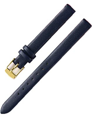 Lederarmband 8mm - 22mm Uhrenarmband für Damenuhr Ersatzarmband Uhrenzubehör, 8mm