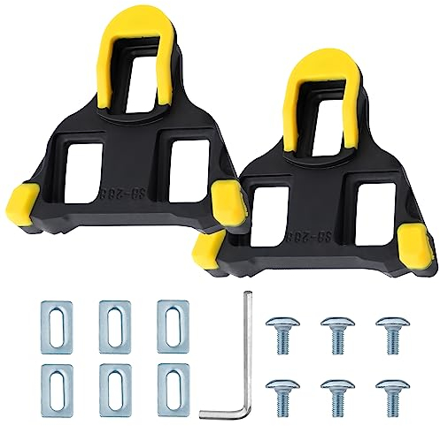 2St Fahrrad Pedal Stollen Kompatibel mit Shimano SPD SM-SH51, Clips für Fahrradschuhe Fahrradschuhe Cleats für Straßen und Indoor Fahrradschuhe