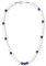 GAVU Geschenk für Herren Muschelperlen Lapislazuli Kristall Perlenkette 51cm