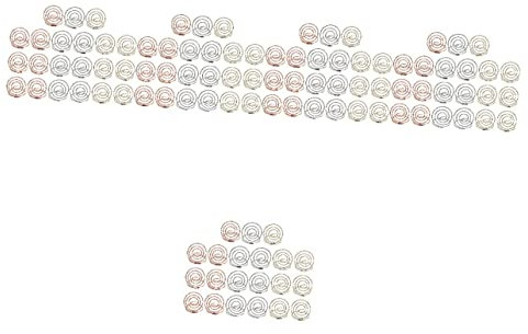 MAGICLULU 105 Stk Desktop-Platzierung karten halter Metallschilder Tischständer Embleme Bilderrahmen runde bildhalter Tischkartenhalter für Notizzettel Schreibtisch Klipp