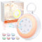 FUNYKICH Máquina de Ruido Blanco Portátil con 24 Sonidos Máquina de Domir para Bebé con Función de Memoria y Grabación Luz nocturna y Luz Coloridos Ajustable Batería Recargable para Bebé Niño o Adulto