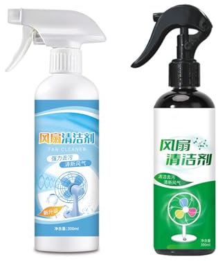 Effective & Multi-Function Fan Cleaner Spray, Ceiling Fan Blade Spray Cleaner, Fan Cleaner For Standing Fan Spray, Fan Cleaning Spray For Fan, Air Conditioner And Refrigerator (2PCS O+N)