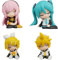 REOZIGN Figur Hatsune, Kagamine Rin Len, Anime-Figuren Four Q, Version geschlafen auf den Schultern, 5 cm, Modell aus PVC, Geschenk zum Basteln