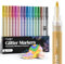 JusArt Glitzerstifte 16 Glitzer Stifte Set,Eierfarben Ostern Geschenke Kinder, 0,7 mm feine Spitze,ostern geschenke kinder Geschenke für Mädchen,Grußkarten, Geburtstagsgeschenke, Zeichnen