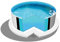 poolomio® Stahlwandpool Rund Ø 600 x 150 cm | Aufstellpool für Garten & Terrasse | Robuster Gartenpool mit feuerverzinkter Stahlwand 0,6mm | Inklusive 0,8 mm Poolinnenfolie & Skimmer
