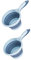 2Piezas Cucharas de Plegables para Cocina de Mango Ergonómico Portátil para Hervir Sopa y Verduras