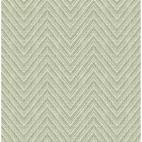 Green Chevron Wallpaper by A-Street Prints