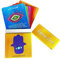 Happiness Cards - A 50 Happy Card Deck Filled with Daily Happiness Tips - Handcrafted Joy Card Deck with Evil Eye Design - Happiness Everyday Tips