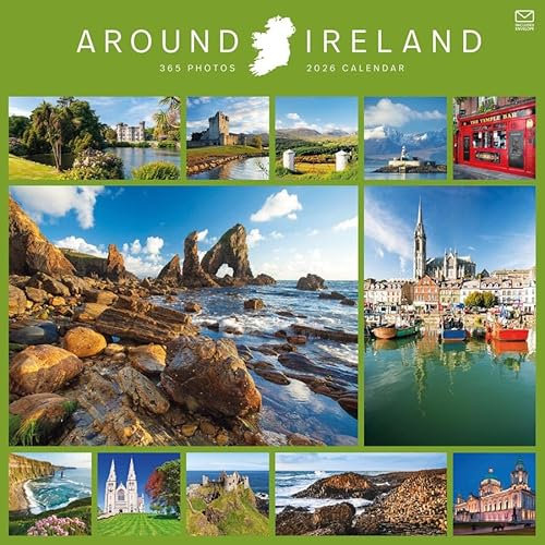 Around Ireland Square Wall Calendar 2026