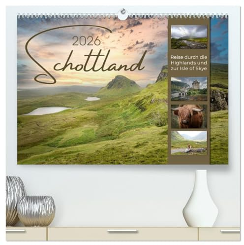 Schottland - Reise durch die Highlands und zur Isle of Skye (hochwertiger Premium Wandkalender 2026 DIN A2 quer), Kunstdruck in Hochglanz: Eine ... Wanddekoration auf Sie. (CALVENDO Natur)