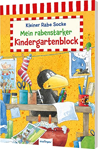 Der kleine Rabe Socke: Mein rabenstarker Kindergartenblock: Beschäftigung für Kindergartenkinder