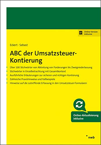 ABC der Umsatzsteuer-Kontierung: Mit Online-Zugang