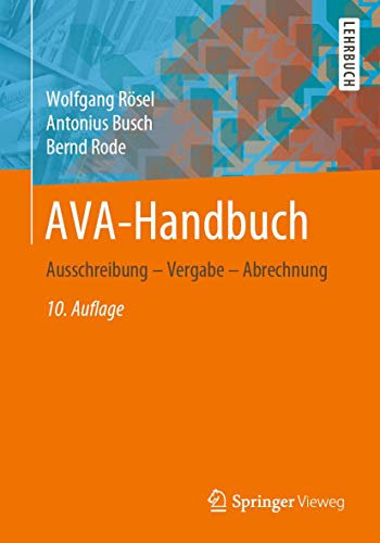AVA-Handbuch: Ausschreibung – Vergabe – Abrechnung