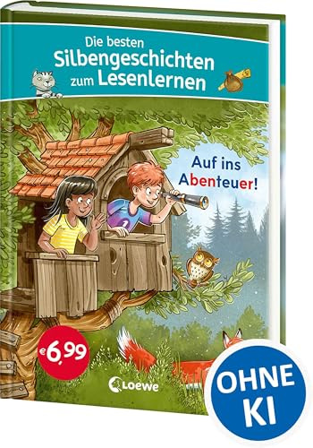Die besten Silbengeschichten zum Lesenlernen - Auf ins Abenteuer!: Silbe für Silbe zum Leseprofi - Mit Silbenfärbung zum leichteren Erfassen der Wörter - Für Kinder ab 6 Jahren
