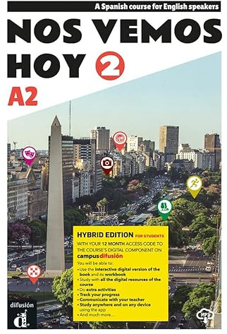 Nos vemos hoy 2 - Edición híbrida - Edición inglesa - Libro del estudiante. A2
