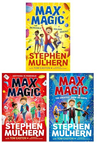 Max Magic Series 3 Books Collection Set (The Incredible Holiday Hideout, Max Magic & The Greatest Show on Earth)