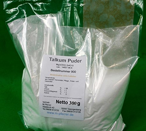 300 g Talkum Puder, Talk, Asbestfrei - Magnesiumsilikat