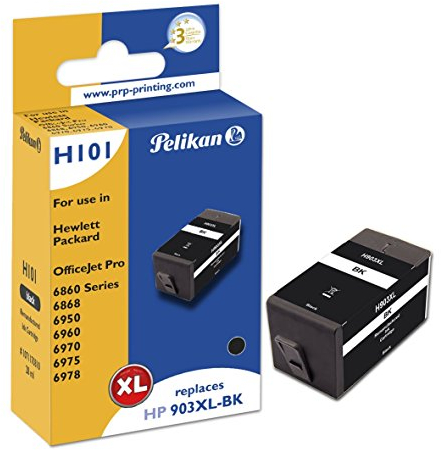 Pelikan H101 Schwarz Remanufactured Tintenpatronen Pack of 1