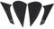 Keenso Serbatoio Traction Pad, Adesivo antiscivolo per moto antiscivolo serbatoio Grip popular normal