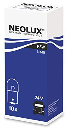 NEOLUX Standard R5W Signallampe für LKW, N149, 24 V, 5 W, 10 Stück