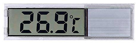 Vvciic Aquarium-Thermometer LCD-Digital-elektronisches Aquarium 3D Digital Temperatur-Messinstrument-Aufkleber Fisch-Garnele-Schildkröte