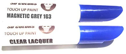 SD COLORS MAGNETIC GREY 1G3 New Touch Up Paint Pen REPAIR KIT 12ML SCRATCH CHIP BRUSH COLOR 1G3 MAGNETIC GREY (PAINT+LACQUER)