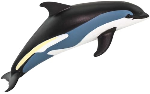 Safari Ltd. Atlantischer Weißflankendelfin 12cm | Ungiftig und BPA-frei | Für Kinder ab 3 Jahren geeignet
