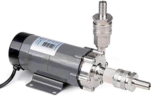 Corredo di disconnessione della testa dell'acciaio inossidabile della pompa di birra dell'azionamento magnetico del commestibile 25 watt