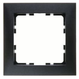 B.Quadrat Rahmen 1-fach, Anthrazit Matt 5310118996 Hager Polo 4011334471370