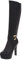 Diuniarza Stivali Alti Fino Al Ginocchio da Donna, Stivali da Vestito Tacco a Blocco Zip Punta Rotonda Boots Eleganti con Plateau, 23218Yve Nero Numero 39 EU