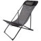 AKTIVE 61102 - Silla Tumbona Plegable y reclinable Gris, sillas Plegables antivuelco de textileno, Peso máx. soportado 100kg. 3 Posiciones, Medidas 53x78x87cm, Muebles de jardín, terraza