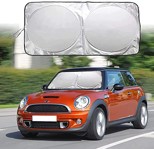 para Mini Cooper One S R50 R53 R56 R60 F55 F56 R58 R59 Parasol Parabrisas De Coche, Parasol Plegable para Parabrisas, Parasol Ciego, Cubierta Protectora para Ventanas, Protector Solar Anti-UV