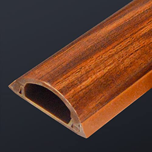 Gaine Cable Cache-câbles À Grain Bois, Canal Cordon Pouvant Être Peint, Gestion Des Cache-câbles Muraux, Pour La Dissimulation D'ordinateur Télévision Bureau À Domicile ( Color : Style 2 , Size : 2m/6