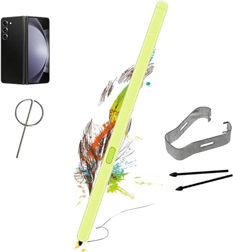 PeiDog Galaxy S Pen Fold Edition Stylet pour Samsung Galaxy Z Fold 5/Fold 6 avec 2 Embouts Vert