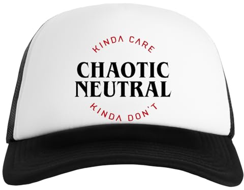 GUNMANTOR Funny Chaotic Neutral Alignment Herren Damen Baseball Classic Kappe Unisex Erstellbarer Snapback Mens Womens Cap