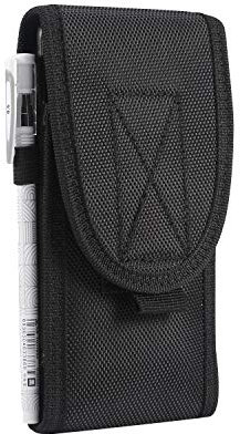 Universal 4-5,3 Zoll Taktische MOLLE Holster Army Handy Gürteltasche Kompatibel mit Handy Kompatibel mit iPhone SE 2020/11 Pro/8/7/6/XR/XS/X Gürtelclip Pouch Holster Cover Case Compatib
