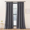 KGORGE Thermovorhang Hitzeschutz Kräuselband Thermo Gardinen Blickdichte Vorhänge 240 x 140 cm(HxB) Grau Blickdicht Verdunklungsvorhänge Blackout Curtains for Living Room