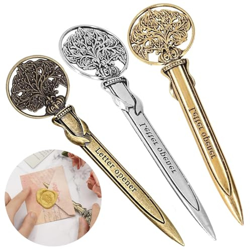 Brieföffner, Retro, exquisiter Umschlag-Aktenöffner, Schwert, Metall, Umschlagschneider, Brieföffner, Schwert für Damen und Herren, Retro, exquisiter Umschlag-Aktenöffner, Dekoration,