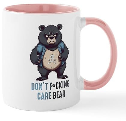 CafePress Don't F*Cking Care Bear Mugs 11 oz (325 ml) Ceramic Coffee Mug