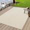 the carpet Kansas - robusto tappeto per esterni ed interni in juta naturale, resistente alle intemperie, adatto a terrazze e giardini, ca. 60 x 180 cm