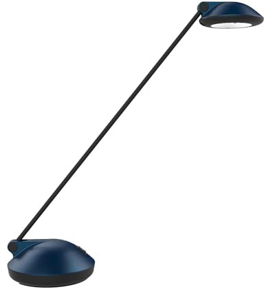 Unilux JOKER LED Oceanis Schreibtisch-Leuchte, Recycling-Lampe aus gebrauchten Fischernetzen, blau