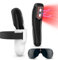 KTS Upgrade Kaltlaser Therapiegerät, 2-in-1 Rotlichttherapiegerät, Infrarot Lichttherapie für Körper Schmerzlinderung, Gelenk- und Muskelpflege (4 * 808nm+12 * 650nm) (schwarz)
