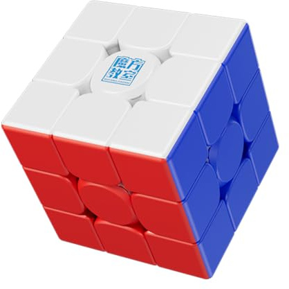 Moyu RS3M V5 Speed Magic Cube 3x3, Stickerless 3x3x3 Speedcube Smooth Easy to Turn, for Competition Training and Birthday Gifts(Magnetic Version)