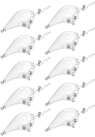 Zubehör-Köder, Rohlinge, 18 × 11 × 4, 10 Stück, blanko, Crankbaits, unlackiert, harte Köder, Angelköder, Angelzubehör, DIY-Zubehör