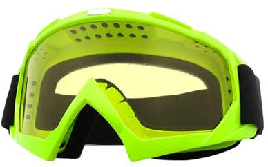 Valicaer Skibrille,Ski Snowboard Brille Motocross Brille Skibrille für Brillenträger Damen Herren UV-Schutz Ski Goggles Skating Glasses für Skifahren Motorrad Fahrrad Skaten (Grün)