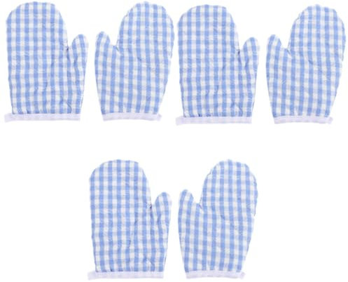 Amosfun 3er-Sets Hitzehandschuhe Zum Kochen Für Kinder Backhandschuhe Für Kinder Ofenhandschuh Aus Polyester 2 Stück * 3