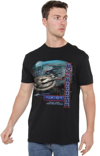 Star Trek Live Long Hand Unisex T Shirt, Navy, X-Large