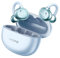 1MORE S20 Cuffie Wireless, Open Ear Auricolari Dual-Core Bluetooth 5.4, ENC 4 Microfoni, 30 Ore di Riproduzione, Hi-Res Stereo Audio, Resistenza acqua IPX5, Cuffie Conduzione Ossea (Blu)