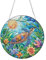 Zamety Diamond Painting Schildkröte, Diamond Painting Anhänger mit Kette, 5D Diamant Türkranz Kinder Erwachsene Diamantmalerei Hängende Ornament für Fenster Wand Deko